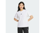 T-shirt de fitness en coton femme, blanc