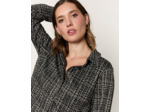 Robe courte bicolore NOIR