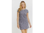 Robe Droite En Maille Tweed