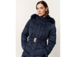 Doudoune mi-longue unie MARINE Femme
