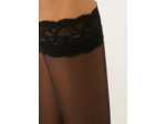 Chaussettes hautes avec Volant en Dentelle
