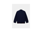 gilet bleu marine bi-matière