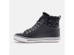 Baskets hautes Femme noir