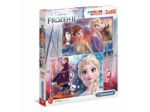 2 puzzles 60 pièces Supercolor La Reine des Neiges 2
