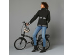 VESTE PLUIE CHAUDE VELO VILLE VISIBILITE NUIT 540 FEMME NOIR
