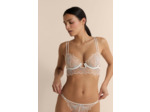 Soutien-gorge bustier en broderie,Soutien-gorge bustier en broderie;${refinementColor}