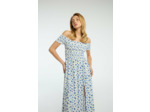 Robe midi en viscose