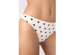 Culotte bikini bas de maillot à pois