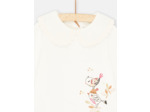 T-shirt blanc à manches longues