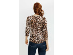 T-Shirt Manches 3/4 Col Mao
