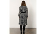 Robe longue imprimée GRIS