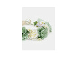 Couronne de fleurs turquoise pour filles