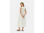 Robe mi-longue en crêpe