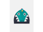 Bonnet bleu à animation crocodile
