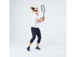 Polo tennis dry femme - Essentiel 100 blanc