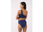 Brassière asymétrique haut de maillot en matière extensible