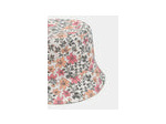 Bonnet réversible à imprimé floral ou rayé pour filles