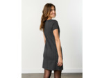 Robe courte rayée GRIS