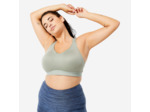 Brassière réglable avec coques maintien fort Femme, Vert sauge