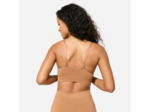 Brassière bretelles amovibles maintien léger Femme, caramel