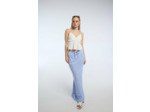 Jupe midi en viscose