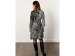 Robe courte imprimé léopard NOIR