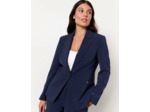Veste mi-longue unie MARINE Femme
