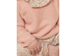 Ensemble haut, pantalon et chaussettes bois de rose