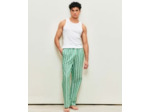 Pantalon en coton à rayures