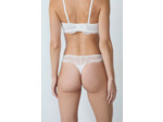 String en microfibre et dentelle