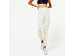 Legging Fitness Femme galbant - 520 Imprimé Mauve pastel