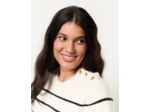 Pull marinière rayé BLANC Femme