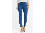 Pantalon en denim détails snaps et zip