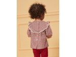 Blouse à carreaux