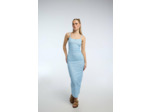 Robe midi tissée