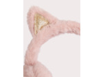 Cache-oreilles rose pour fille
