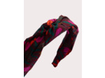 Serre-tête rouge à motif floral pour fille