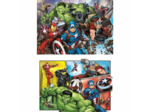 2 puzzles 60 pièces Supercolor Avengers