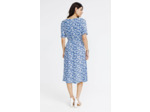 Robe midi imprimée