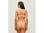 Soutien-gorge corbeille en mesh avec citrons brodés
