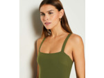 Maillot de bain 1 pièce gainant encolure carrée