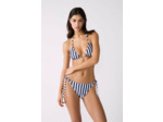 Culotte bikini bas de maillot rayée