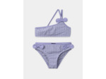 Maillot de bain deux pièces imprimé vichy