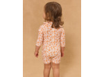 Combinaison de bain UPF 50+ imprimé fleuri