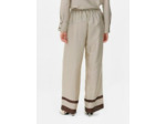Pantalon large à motif géométrique