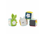 4 cubes multi-activités Sophie la girafe