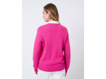 Pull épais uni FUCHSIA Femme