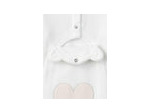 Body bébé fille écru à motif chat