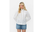 Chemise ajourée à manches longues
