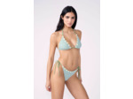 Culotte bikini ficelle bas de maillot à nouer fleuri